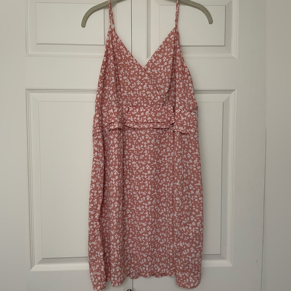 19 Cooper Pink Ditsy Floral Dress